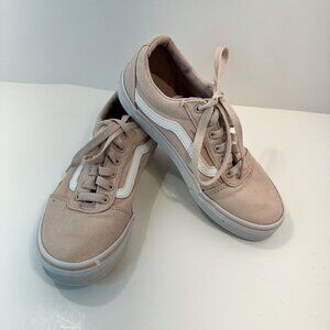 Vans Shoes Youth 2 Girls Missy Old Skool Low Top Sneakers 500714 Pink Fabric